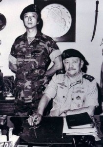 werbell in asia with asian military guy