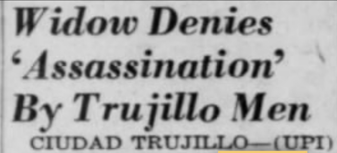 Madre de Hermanas Mirabal había negado que fueron asesinadas por Trujillo.
